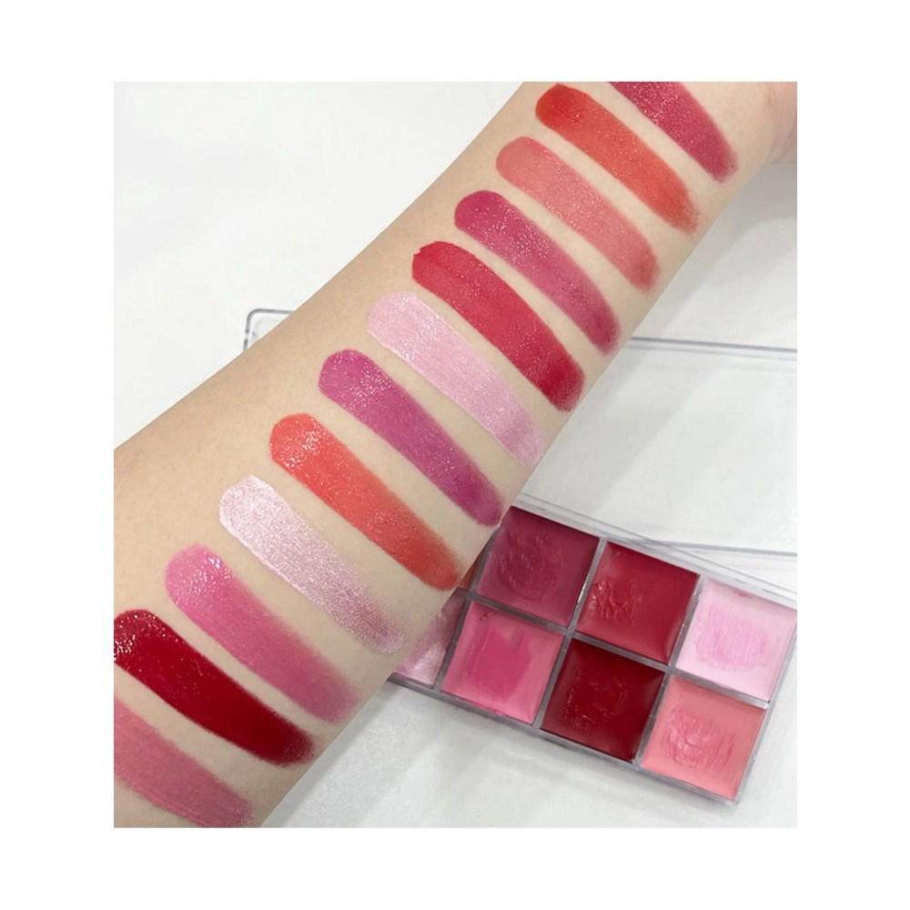 Moisturizing Lip Gloss Palette for Women Long Lasting Lipstick Girls Nude Cosmetic Makeup Lip Tools 12 Colors, 12Color Lipstick, 1 Piece