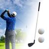 Golf Chipper Club Wedge Chipping Lightweight Retractable Metal Shaft with 2 Balls for