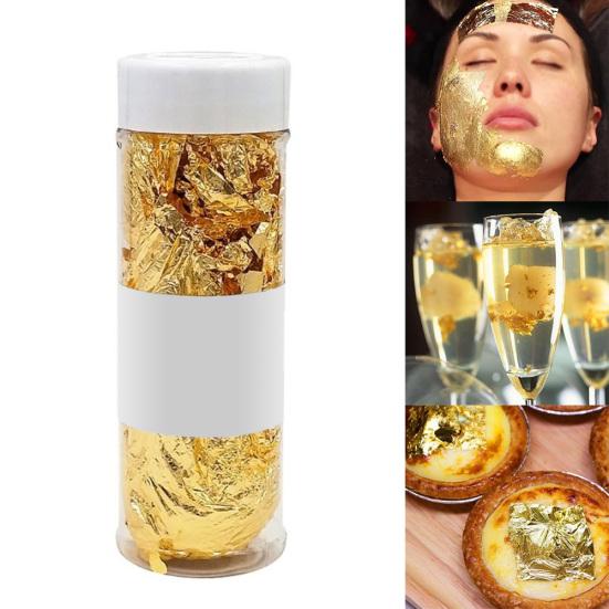 4шт 2г Еда Десерт Золотая Серебряная Фольга Крем Торт Лед Выпечка Украшения