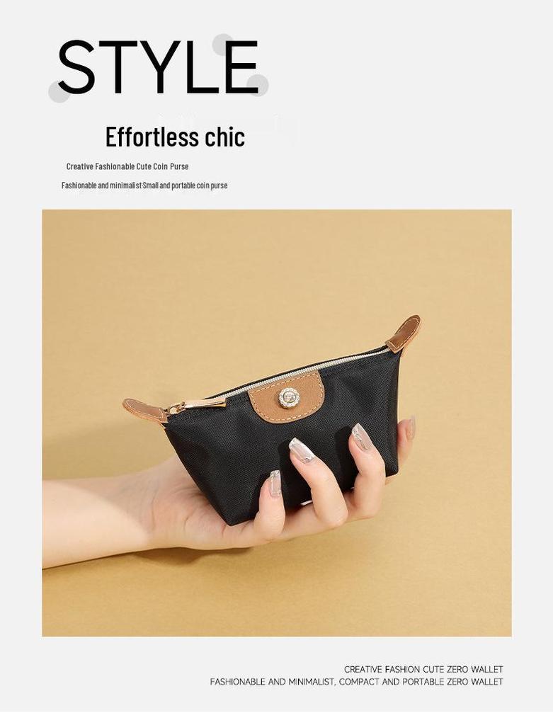 Кошелек для монет с клецками: Стильный мини-хранитель для ключей и помады для женщин