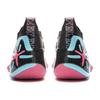 Li Ning WOW11 Баскетбольные кроссовки Мужские Средние Черно-розовые ABAU049-33