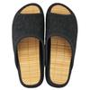 Hakihaki Kobo - Slippers by CREO Cenote Mall Bamboo Slippers, Size G, Made In Japan, Arch Stimulator, Up To 26.5cm, Black