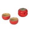 Wanqiantang Cinnabar Glaze Travel Tea Set