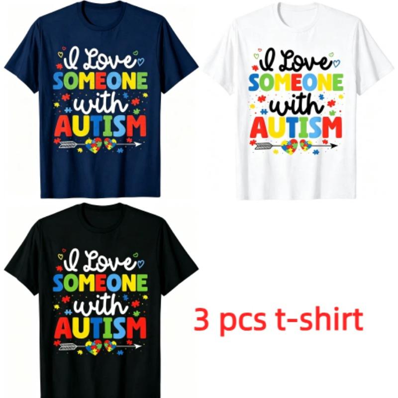 Colored Letters Print Kids T-Shirts Summer Fashion Street Outdoor Casual T-shirt Tops for Boy and Girl's Tees Top