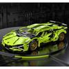 Технические Конструкторы Bugatti Lamborghinis Гиперкар Гоночный Автомобиль Модель Собери Транспортное Средство Кирпичики Игрушки Для Мальчиков Детей Подарки