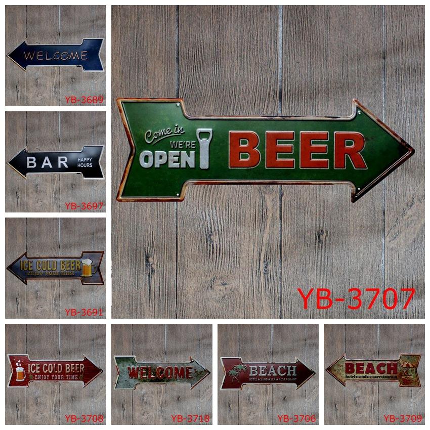 Arrow ,Special -Shaped Tin Painting ,Tin Sign ,Retro Home Explosives ,Theme Restaurant ,Bar Decoration
