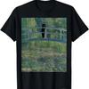 Cat Monets Water Pond Water Lilies Bridge T-Shirt