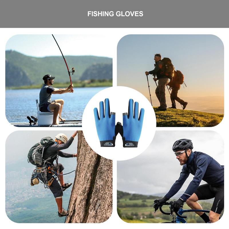 Перчатки с защитой от ультрафиолета, дышащие эластичные солнцезащитные перчатки, нескользящая ручка, удобные аксессуары для рыбалки, солнцезащитные перчатки, сетка для