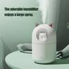 Mini 300ML USB Cat Humidifier Aroma Oil Diffuser Ultra Silent Household Bedroom Car Air Purifier with Cool Mist Light
