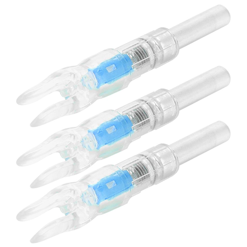 6.2mm Lightweight Arrow LED Lighted Nock with Automatic Knock Archery Arrows Accessory Blue