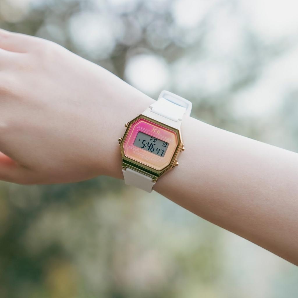 ICE WATCH Официально импортированные часы ICE digit sunset 32 мм силиконовый резиновый ремешок 022716 женские белые dreamscape