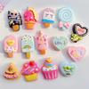 New 20Pcs Cute Mini Cake Ice Cream Popsicle Flat Back Resin Cabochons Scrapbooking DIY Jewelry Craft Decoration Accessories G31