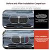 Для BMW 7 серии G70 2025-2025Китай Сетка трехцветная полоса пряжка декоративная накладка передняя часть внешний вид декоративные аксессуары