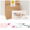 Thank You Cards Greenery Leaves For Supporting My Small Business Greeting Appreciation Cardstock