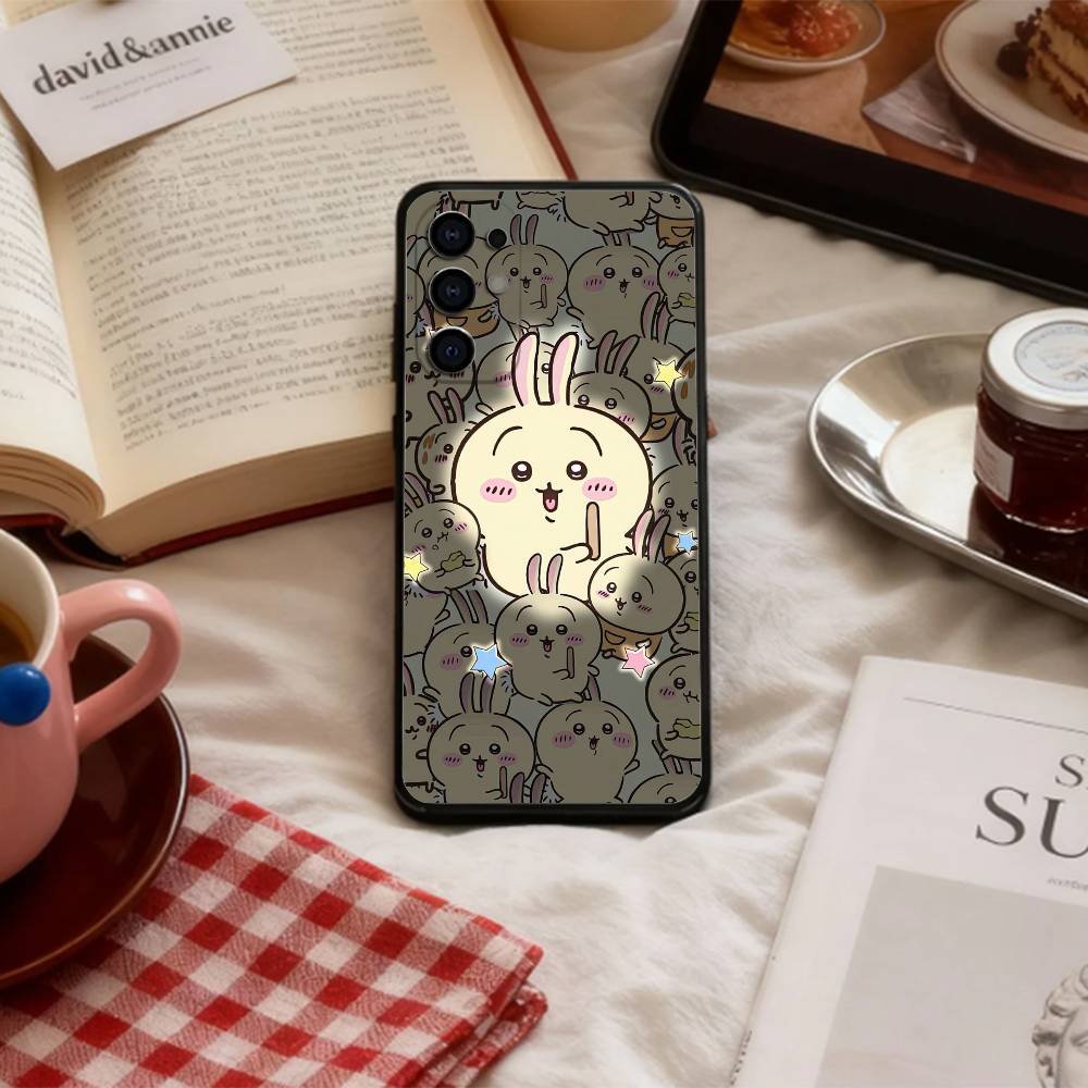 Милый Ч-Ч-Чиикавас Чехол для телефона Samsung S 25,24,23,22,30,21,10,9,Ultra,Plus,Lite,FE,4,5 G Мягкий черный чехол