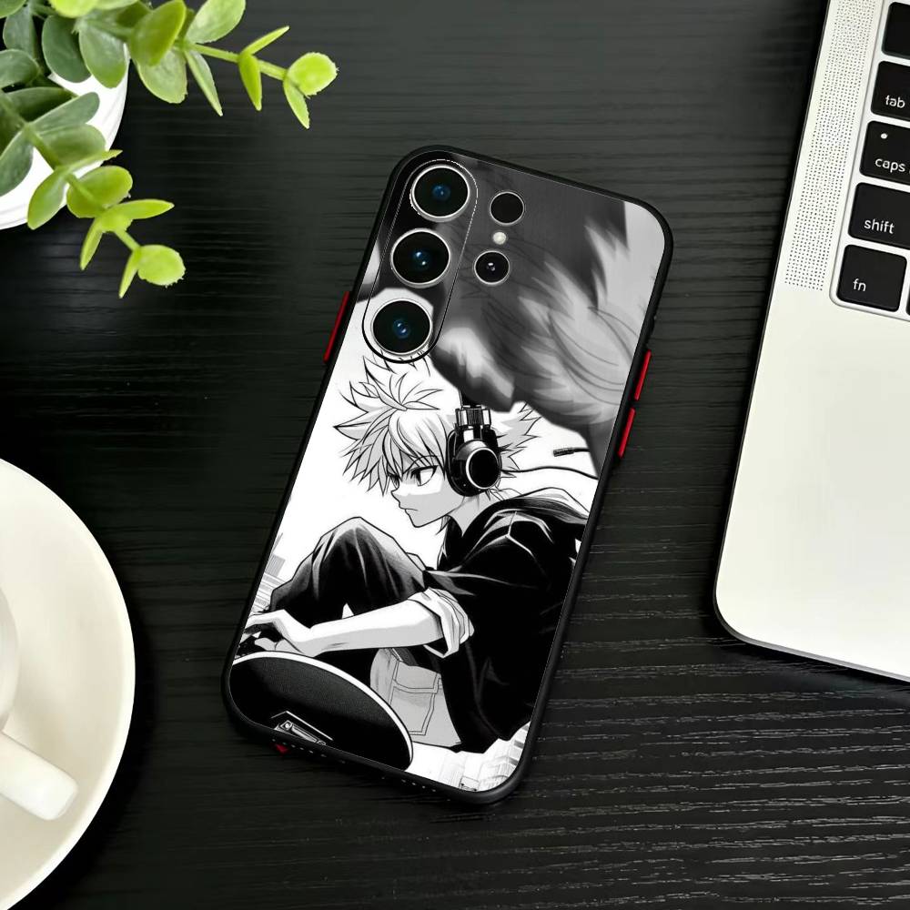 Чехол для телефона G-Killua Zoldyck K-Hunter X Hunter Для Samsung S26,S25,S24,S23,S22,S21,S20,Plus,Fe,Lite,Другие Черный Чехол
