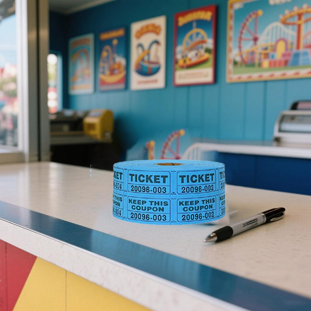 1000 шт. Разноцветные отрывные лотерейные билеты в двойных рулонах Входной билет Игровой билет для мероприятий Карнавалов Вход Награда для класса