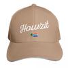 Howzit Classic South Africa Greeting Hello Baseball Cap Cotton Twill Breathable Contrast Two Tone Brim Snapback Flat Bill