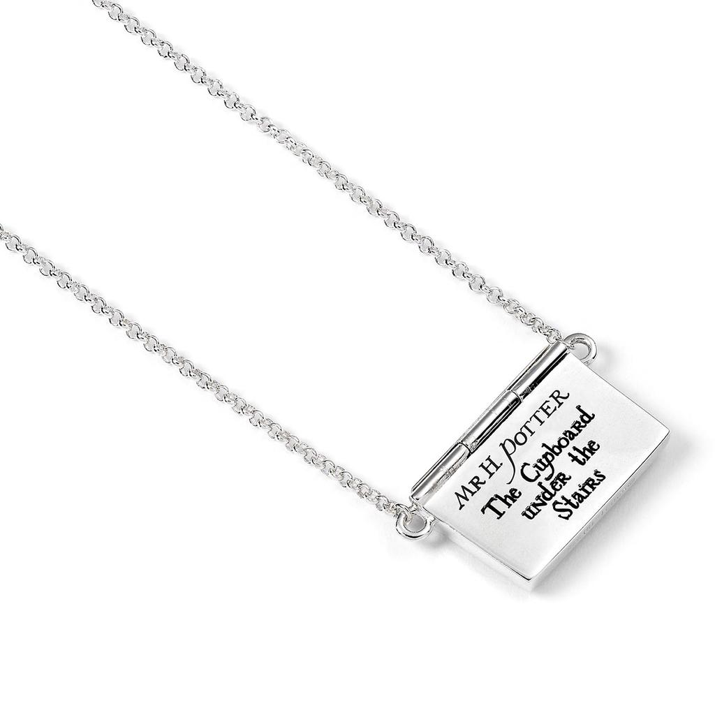 Harry Potter sterling silver Acceptance Letter Necklace in Opening Envelope Non Personalised