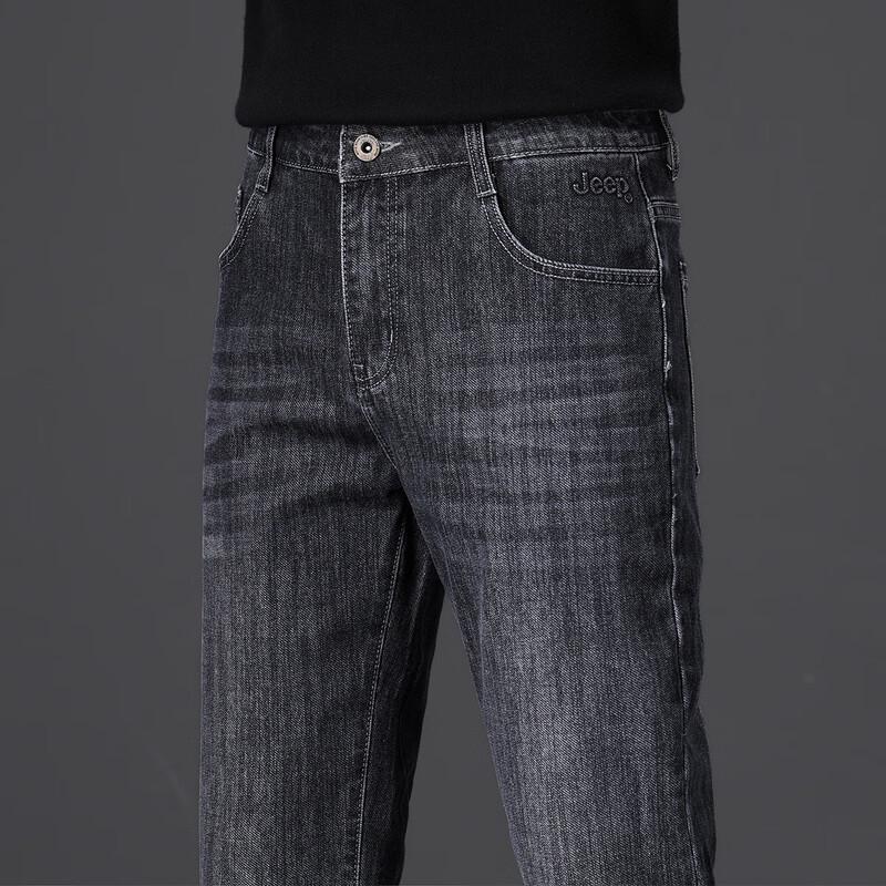 Jeep Мужские джинсы прямого кроя из эластичной смесовой ткани на основе хлопка