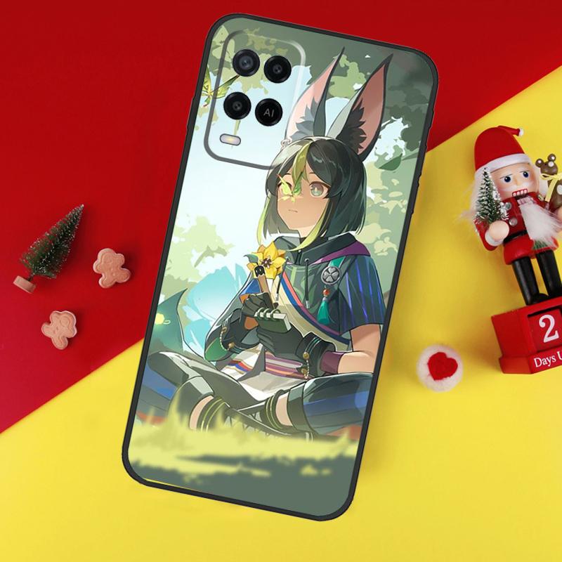 Чехол Genshin Impact Тигнари для Oppo A38 A18 A58 A78 A98 A74 A94 A54 A80 A60 A40 A96 A76 A16 A15 A17 A57 A5 A6 Pro