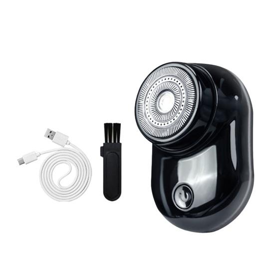 Мини-электробритва USB перезаряжаемая IPX7 водонепроницаемая влажная сухая портативная дорожная бритва для бритья мужской триммер для бороды инструмент для удаления волос