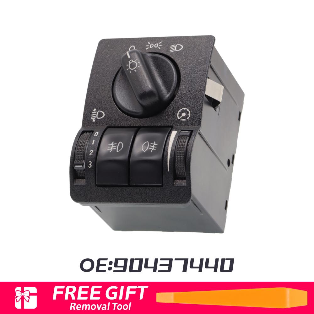 90437440 Car Headlight Head Fog Lamp Light Control Switch For Vauxhall Opel Astra G Zafira A Vectra B 1995 - 2003