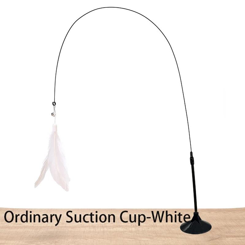 Интерактивная игрушка для кошек Handfree Cat Stick Играющий котенок Играющий тизер Палочка Игрушка на присоске Птица/перо Кошачья палочка Товары для домашних животных