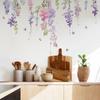 Flower Plants Floral Wall Stickers Home Room Decoration Bedroom Adhesive Wallpaper Wall Furniture Door House Interior