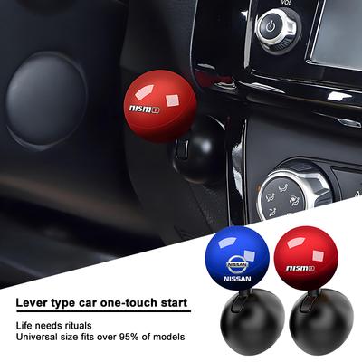 1 шт. Креативная защитная крышка рычага кнопки запуска двигателя с логотипом автомобиля для Nismo Qashqai X J10 Trail Tiida Teana Skyline Juke X-trail Almera