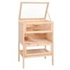 Hamster Cage - Solid Fir Wood - 55x40x80 Cm - For Small Rodents