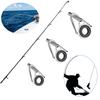 YFFSFDC Набор из 15 верхних колец для удилища Sterence Fishing