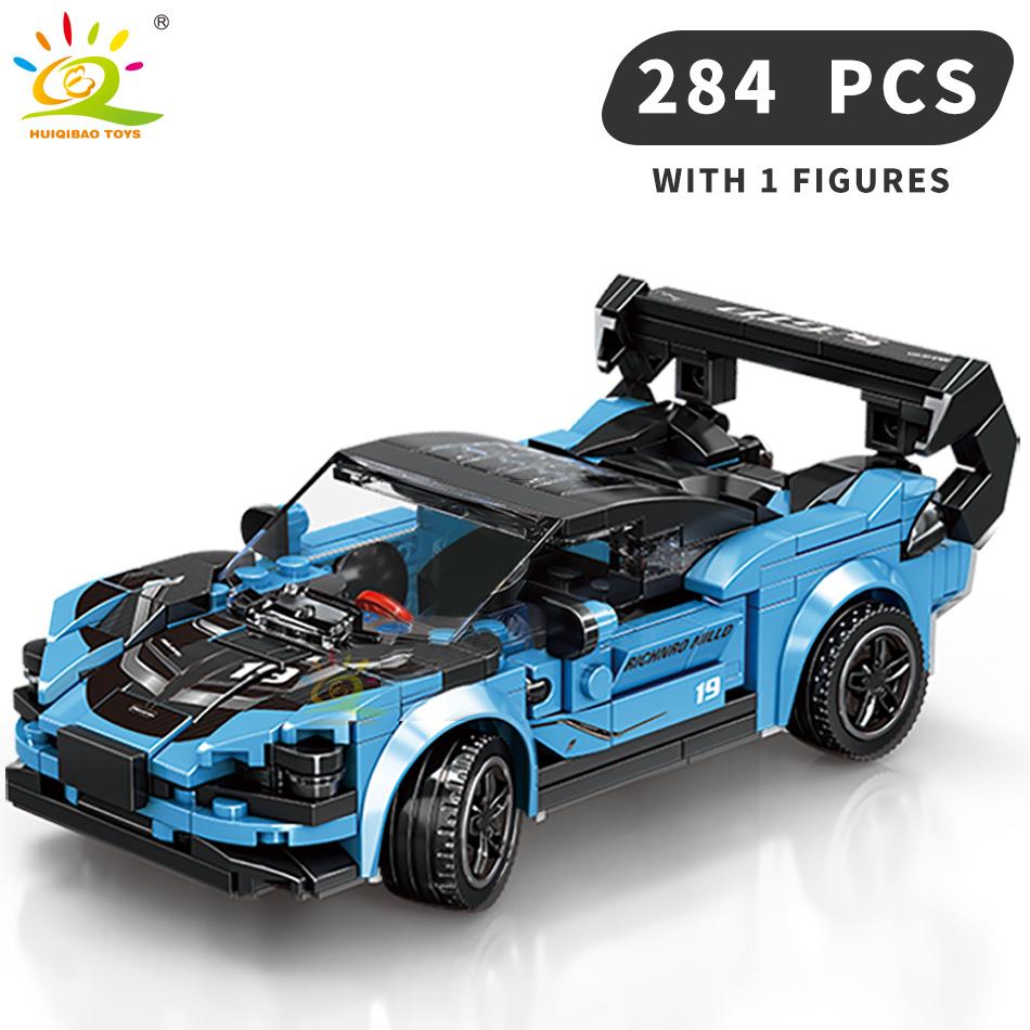 MOC Speed Champions, авто, строительные блоки, гоночный автомобиль с откатом, технические кирпичи, игрушки для детей, игра для мальчиков, подарок