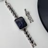 Тонкие металлические ремешки для Apple Watch Band 38 40 41 42 44 45 46 49мм Элегантный тонкий браслет-ремешок для iWatch S11 10 9 8 7 6 5 4