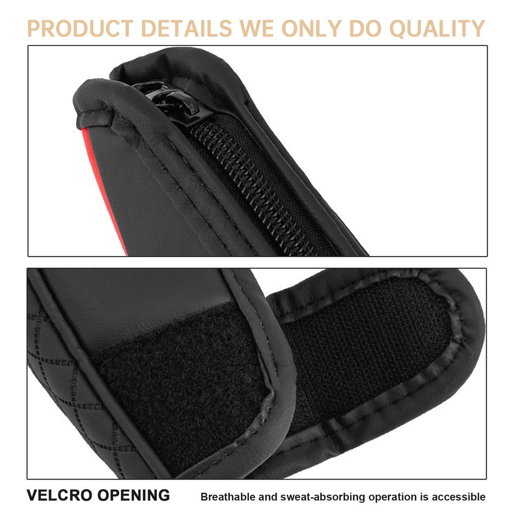 Car Shift Handle Cover Leather Universal Non-Slip Wear-resistant Shift Knob Decor Protective Interior Accessories