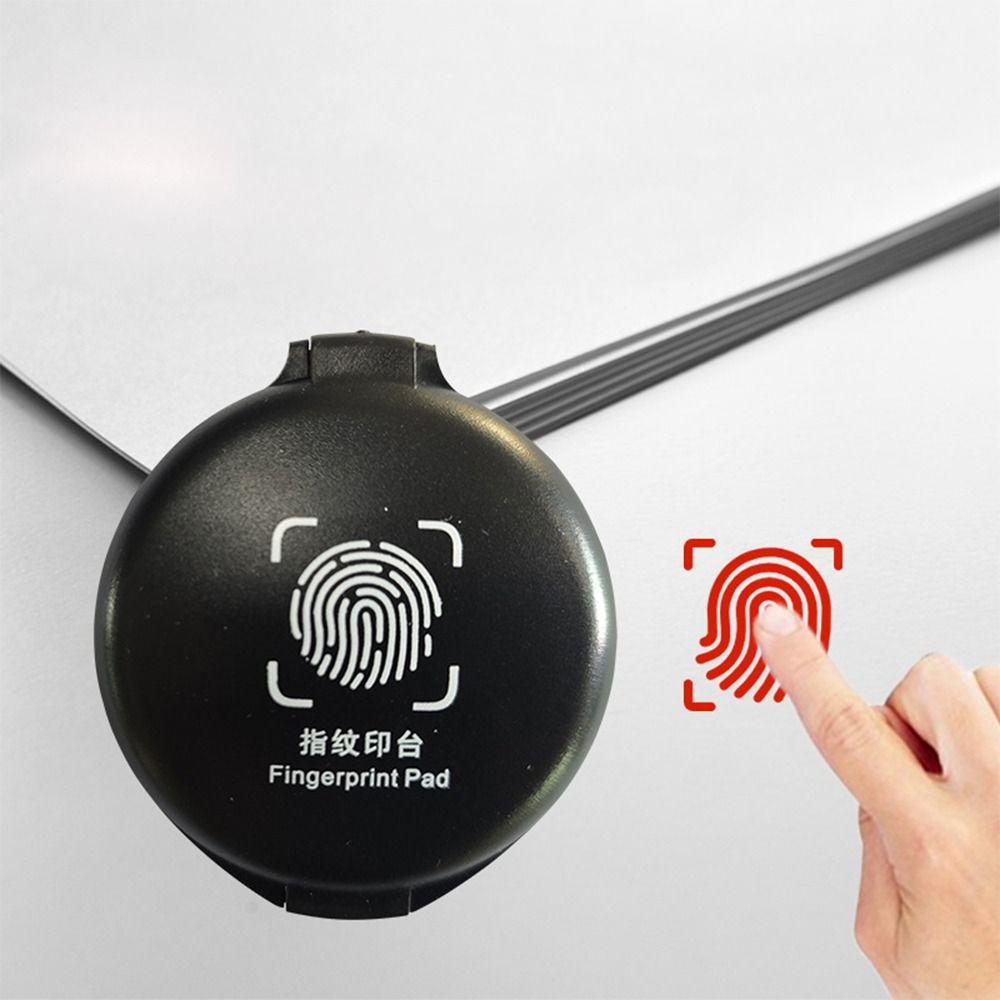 Stamping Agreement Office Supplies Thumbprint Ink Pad Fingerprint Kit Mini Fingerprint Ink Pad