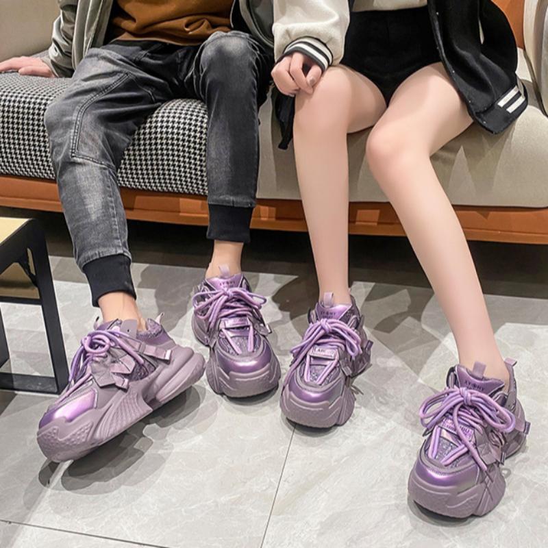 Женские осенне-зимние кроссовки на мягкой подошве в стиле «папины кроссовки», легкие, на толстой подошве, увеличивающие рост, повседневные спортивные кроссовки