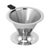 105mm Outer Diameter Coffee Filter Stainless Steel Funnel Type Accurate Coffee Dripper for Home