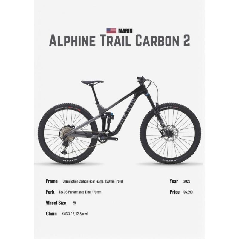 Роскошный горный велосипед Знаменитый велосипед Параметр Минималистичный постер Холст Живопись Настенные картины Декор для дома Комнаты Подарки для любителей велосипедов