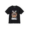 Uniqlo X Dragon Ball Коллаборация SS23 Фриза Гоку Принт Дышащая Футболка с Круглым Вырезом и Коротким Рукавом Унисекс Топы Черный 463101-09