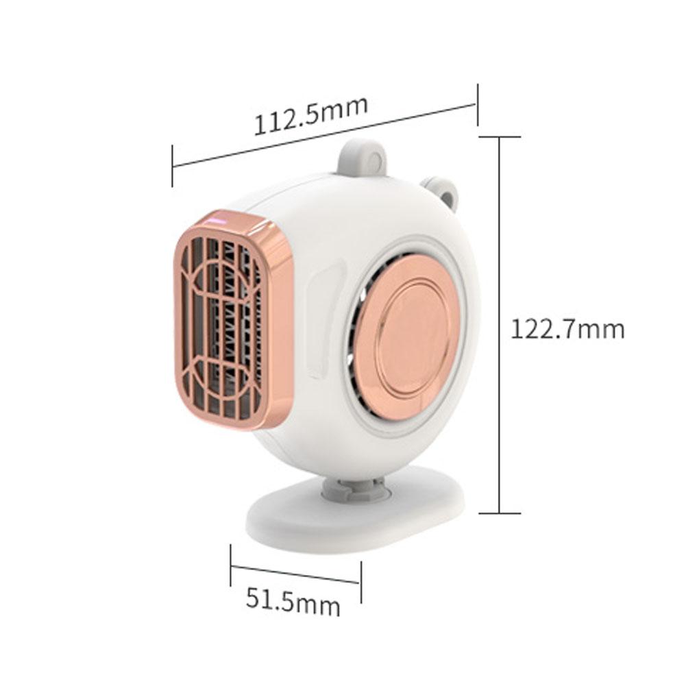 Car Heater 12v Dual-purpose Portable Instant Heating Car Heater Defrost Heater 1.5m Line