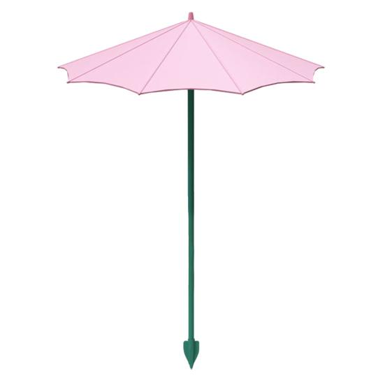 Small Outdoor Parasol 10 Inch Diam Plant Umbrella, UV Protection Shade, Mini Provides Shade Fiberglass Garden Umbrella to ?Defend Plants from