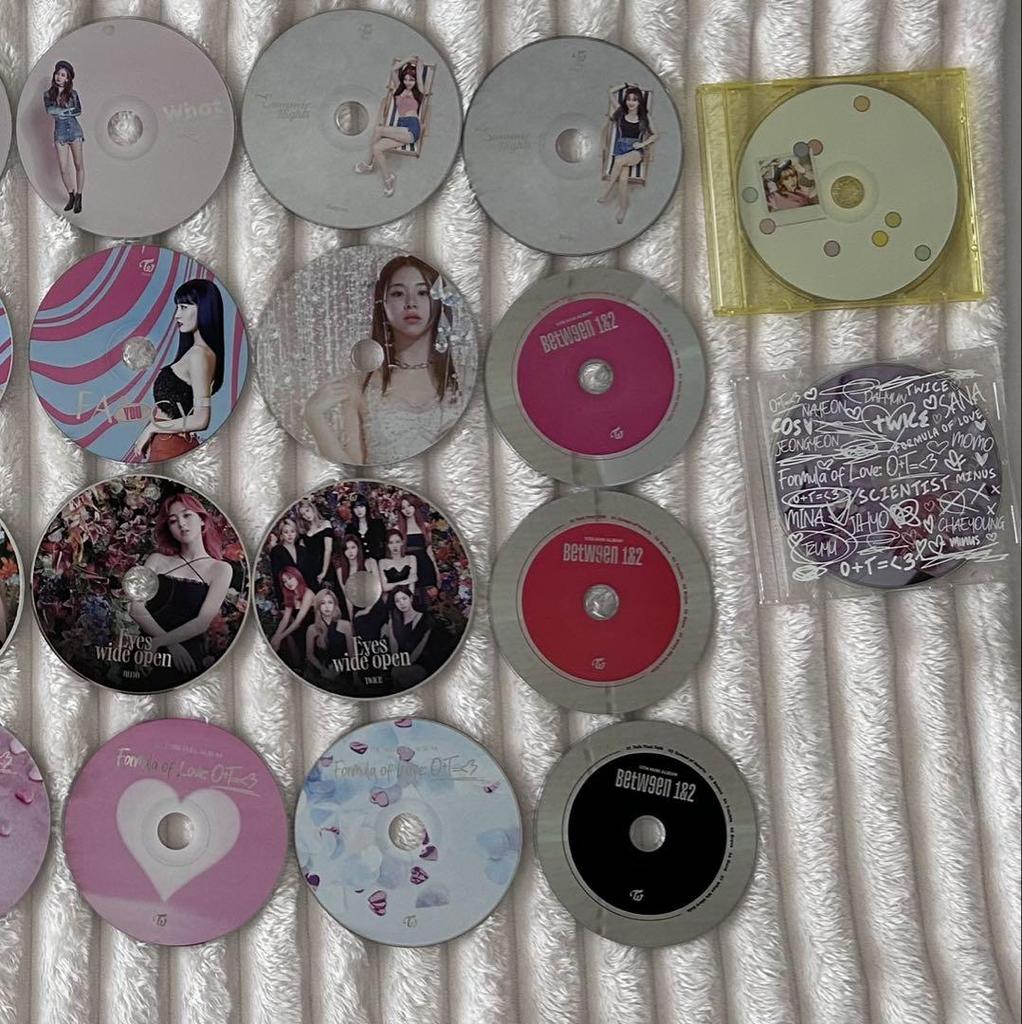 [USED] TWICE Album Trading Card Accessory CD Set Bulk Sale