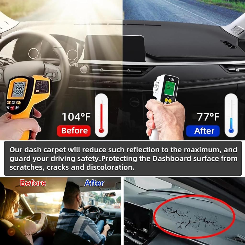 SKYLOTEC Коврики на приборную панель Чехлы на панель Коврик-защита для Honda Civic 9-го поколения 2012 2013 2014 2015