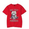 Not Fast Just Furious Graphic Tshirt Funny Crazy Cat Tshirt Fashion Harajuku T-shirt Oversized Men Hip Hop Tees