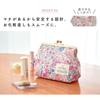Сделано в косметичке с Hello Sanrio и цветочным принтом Liberty Meadow от Cyalel Yahata Стильный, Япония, Закрывающаяся на застежку Китти, Персонажи, (Примула