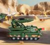 Transformable Tank Fighter Airplane Toy with Lights & Music for Kids