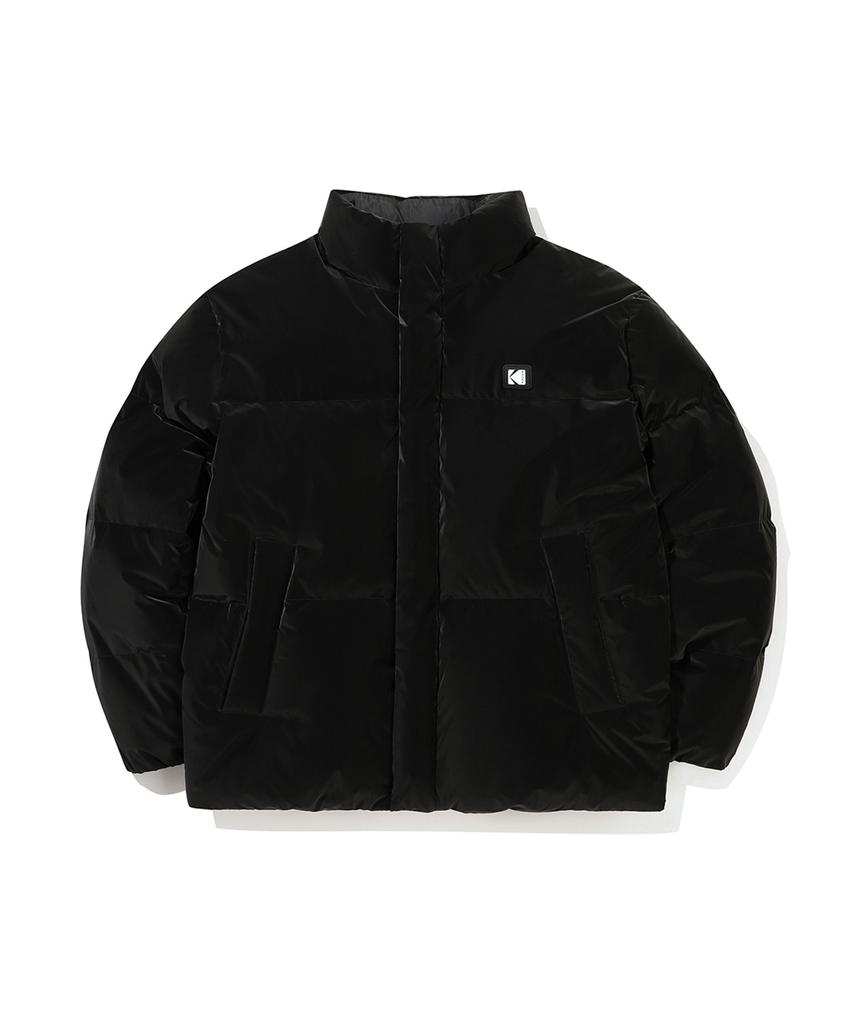 KODAK Stand Neck Duck Down Jacket Coated Black