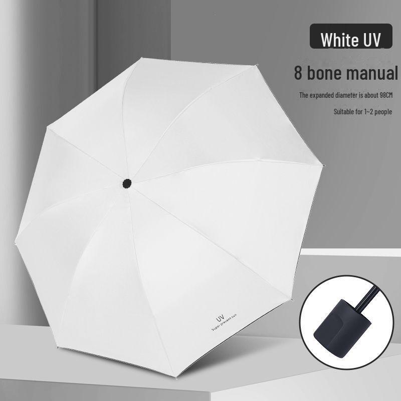 Корейский автоматический складной зонт двойного назначения для студенток — защита от солнца и дождя, устойчивость к УФ-излучению, большой размер.