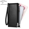 Kangaroo Kingdom Luxury Genuine Leather Men Wallet Long Business Male Clutch Purse